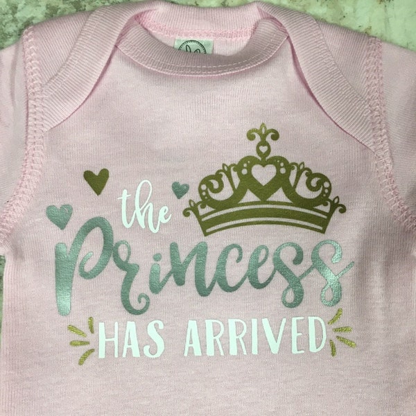 The Princess Has Arrived Svg Baby Girl Svg Hello World New Baby Svg ...
