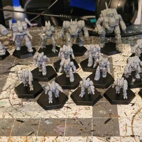 Caesar, Alternate Battletech Mechwarrior Miniature WITH BASE - Etsy