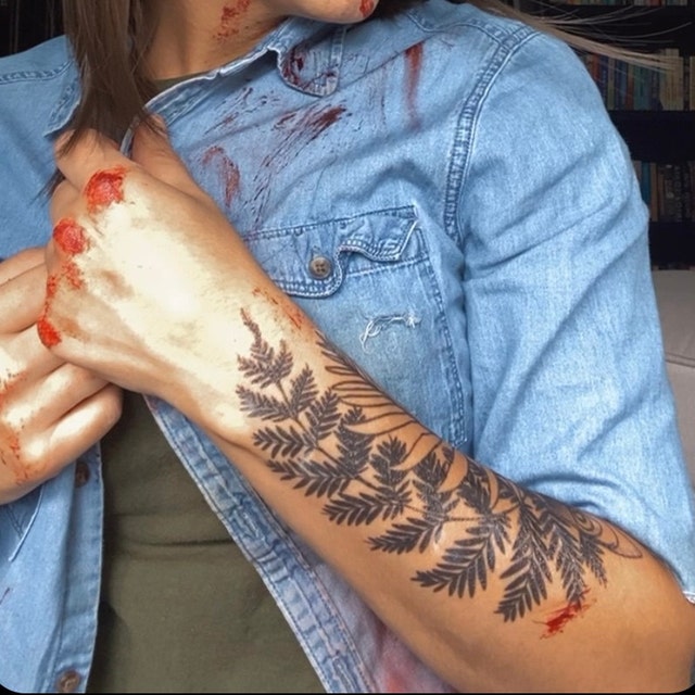  Ellie Williams Arm Tattoo/Ellie Cosplay Tattoo/Ellie Costume :  Beauty & Personal Care