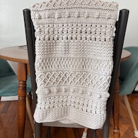 Easy Crochet Modern Blanket Pattern: Video Tutorial + Chart, 9 Sizes ...
