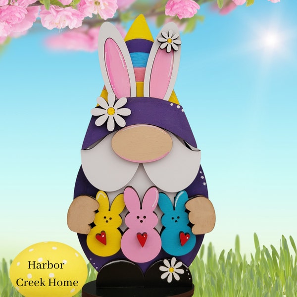 Easter Bunny Gnome SVG File | Lucky | Laser Cut File | Glowforge ...
