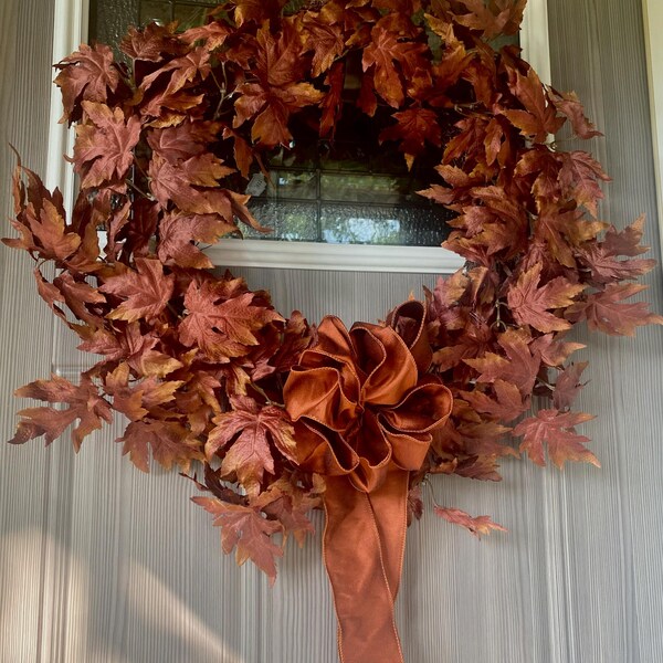 SMALL 6 Blue and Silver Bow Handmade Bow Christmas Bow Wired Wreath Bow