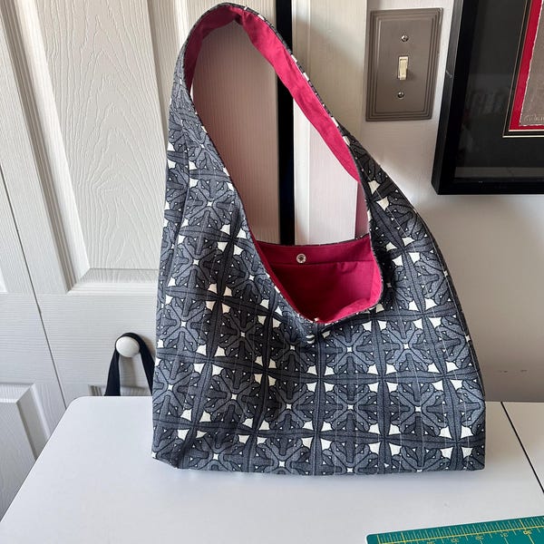 Hobo Bag Sewing Pattern PDF | Video Tutorial | Slouchy Bag | Shoulder ...