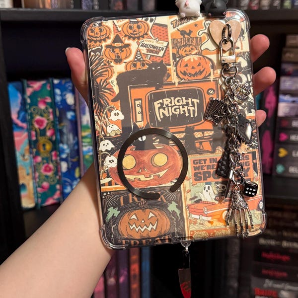 Vintage Halloween Kindle Insert Spooky Kindle Inserts Kindle Accessory ...