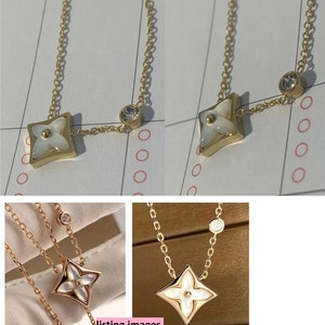 LOUIS VUITTON COLOR BLOSSOM BB STAR PENDANT MOTHER OF PEARL AND DIAMOND  NECKLACE REVIEW 