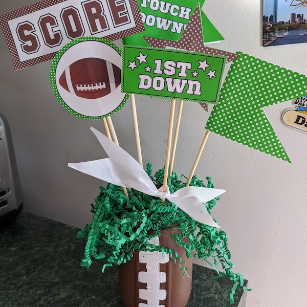 DIY Football Pennant Printables, Football Printables, Football ...