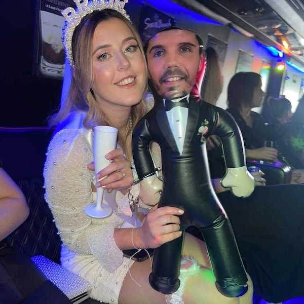 Hen Do Inflatables Groom Blow up Doll Custom Inflatable, Hen Party, Bachelorette, Unique ...