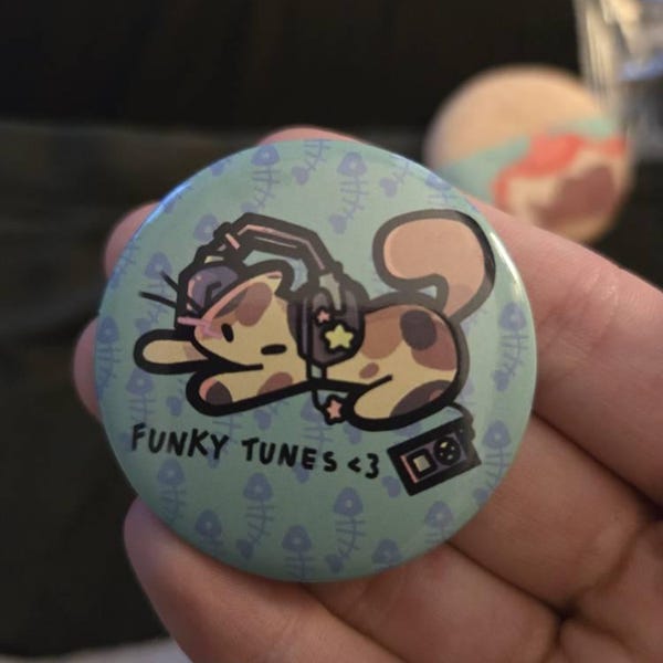 Funky Cat button down main image 0