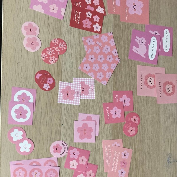 40 Sheets Papermore Series Stickers,paper Crafts,bullet Jouraling ...