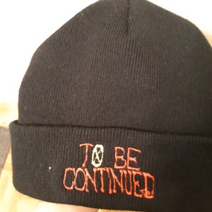 One Piece To Be Continued Manga Anime Beanie Embroidered Etsy