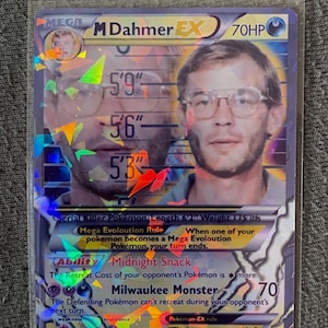 Jeffrey Dahmer Pokmon Card - Etsy Jeffrey Dahmer Pokmon Card - Etsy