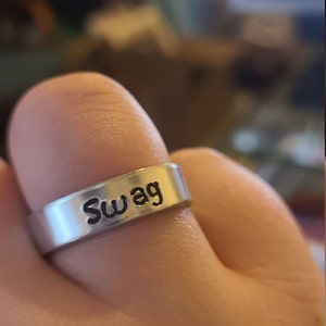 Bague swag cheap