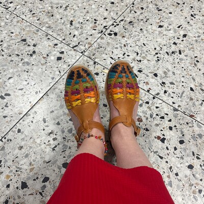 heeled huaraches