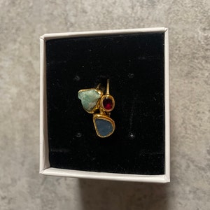 Customer photo from Gabrielle, Raw Crystal Ring Mystery Box! 3 Ring Set