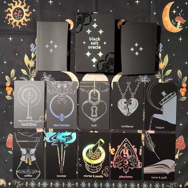 Black Salt Oracle Deck - Etsy