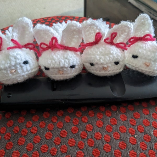 CROCHET PATTERN #204 Baby Booties Bunny Slipper - Instant Download ...