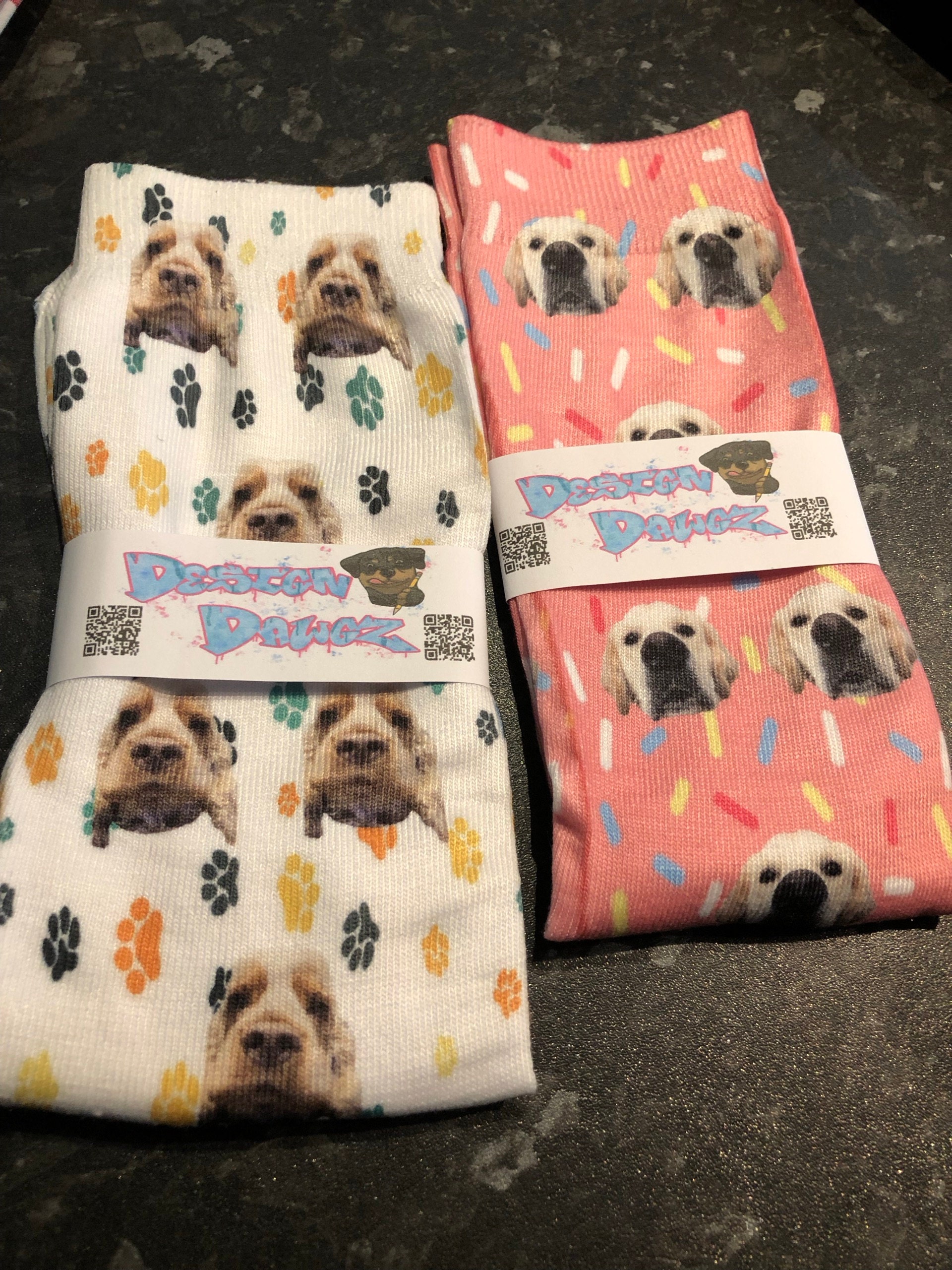 Photo Socks Custom Designs Personalised | Birthday, Valentines Christmas Anniversary Occasion Day | Kids & Adult Sizes