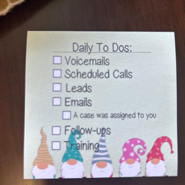 Custom Checklist Sticky Notes // Organization 3x3 Stick Notes, Check ...