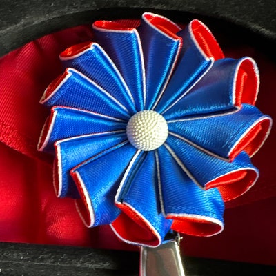 Violet Dog Show Ring Clip / Dog Show Number Holder / Satin - Etsy