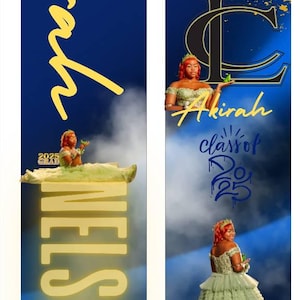 Graduation Editable Stole Template Bundle, 2025 Editable Canva Designs, Stoles, 2025 Graduates, Graduation