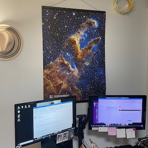 JWST Pillars of Creation 2022 (James Webb/JWST), Eagle Nebula M16 — Space poster