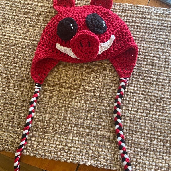 Razorback Pattern Crochet Pattern Only- Razorback Hat - Etsy
