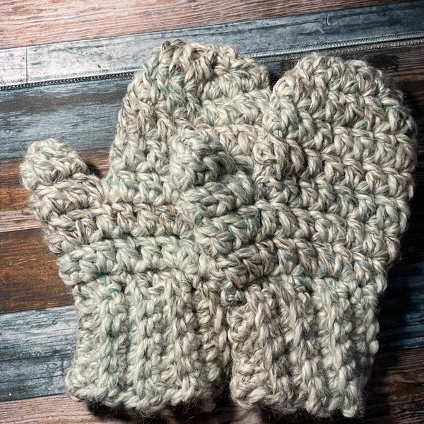 CROCHET PATTERN / Beginner Bulky Mittens - Etsy