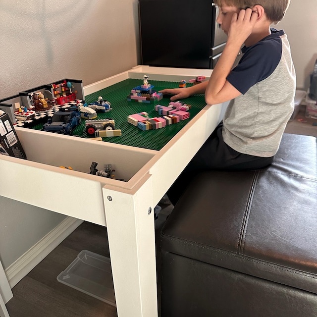 Kids Lego Play Table Lego Table Kids Activity Table With