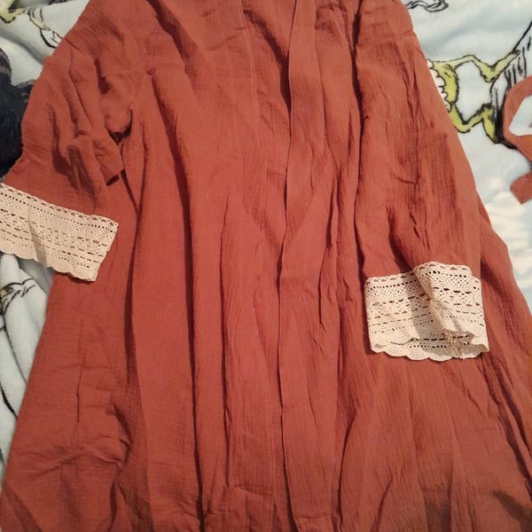Trace Linen Strap Dress main image 1