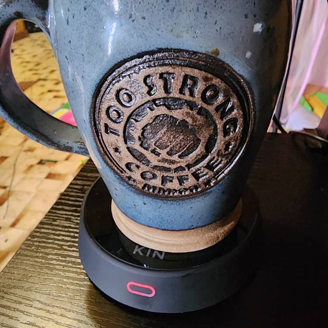 Kin Coffee Mug Warmer for Desk - Smart Coffee Cup Warmer for Desk Auto Shut Off Enabled - Multi-Use Tea Warmer, Electric Candle Warmer & Coffee