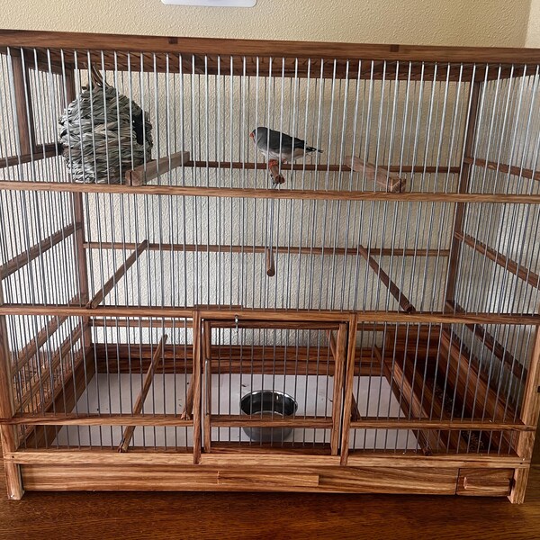 Curated Handmade Wooden Bird Cage Display Gallery View 41