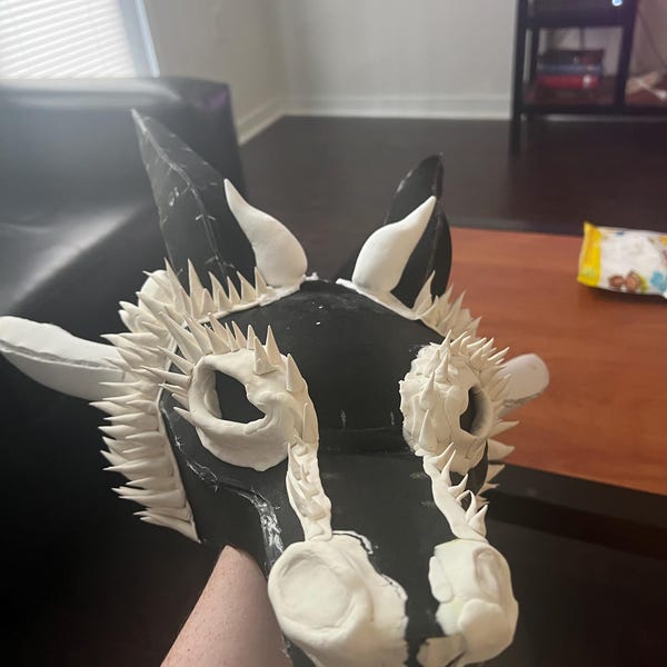 Wolf Therian Mask digital Pattern for EVA Foam With Video Tutorial - Etsy