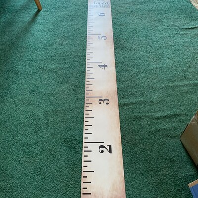 Canvas Growth Height Chart for Kids Loved Beyond Measure Wall - Etsy