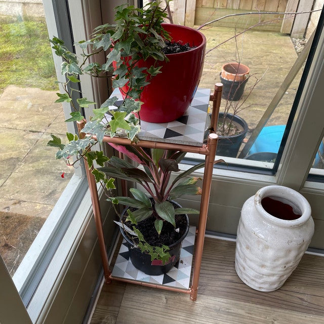 Handmade copper pipe home decor with unique designs by KandKCopper