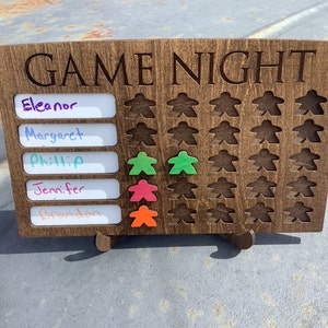 10x10 Game Tracker / Board Game Tracker / Game Challenge Board / Board ...