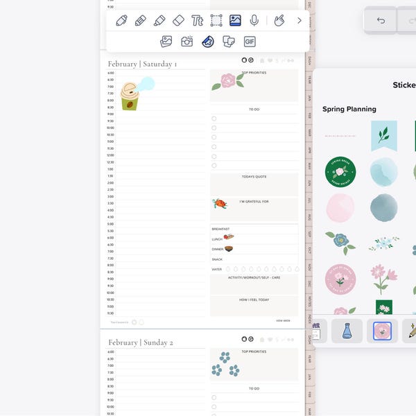 2025 2026 & Undated Digital Planner,goodnotes Planner,daily Planner ...