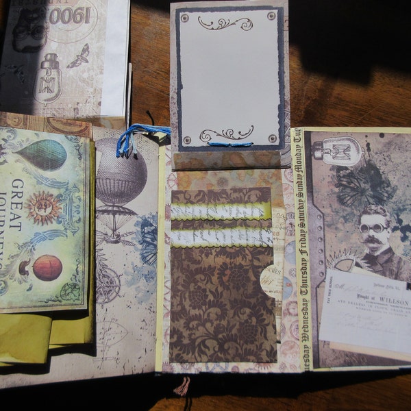 Magic Junk Journal Kit, Ephemera Journal Kit, Printable Journal Pages ...