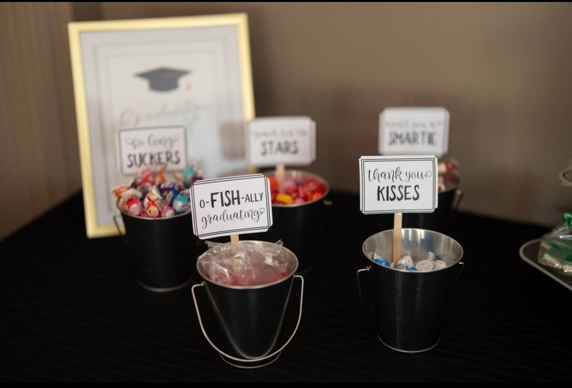 Graduation Candy Bar Sign Labels Party Decorations PRINTABLE