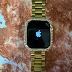 Apple Watch Band Mens Gold Stainless Style & or Apple Watch