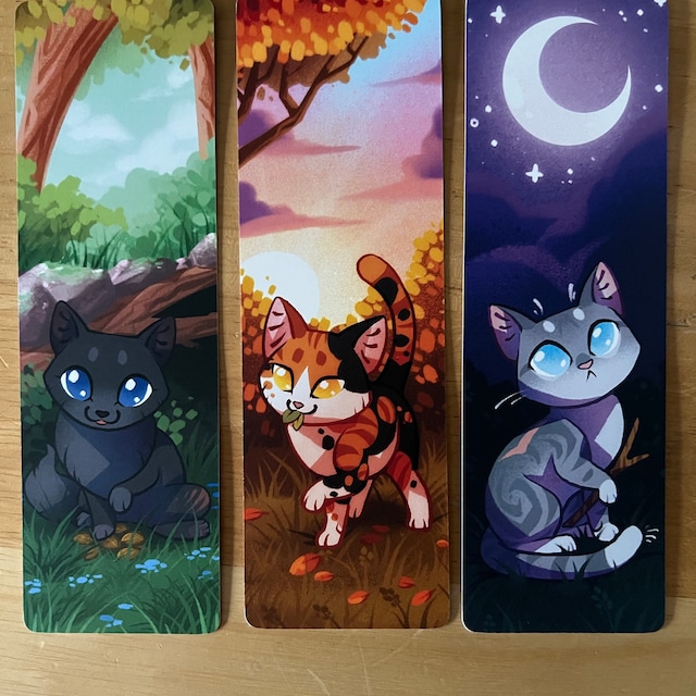 Medicine Cats Bookmark Set Warrior Cats Cat Bookmark 