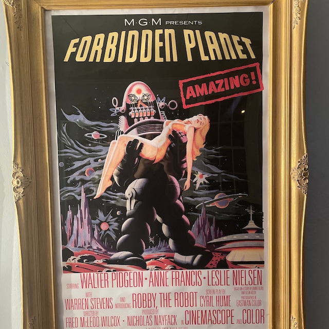 Forbidden Planet 1956 Vintage Science Fiction Movie Poster Half Sheet –  Mystery Supply Co.