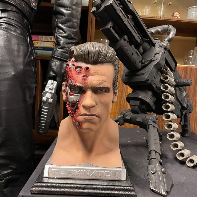 ターミネーター スタチュー バスト T-800 アクションフィギュア