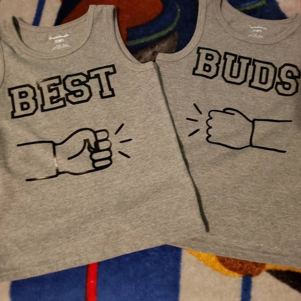 SVG - Best Buds Fist Bump - Mens Tshirt Svg - Fist Bump Svg - Friends ...