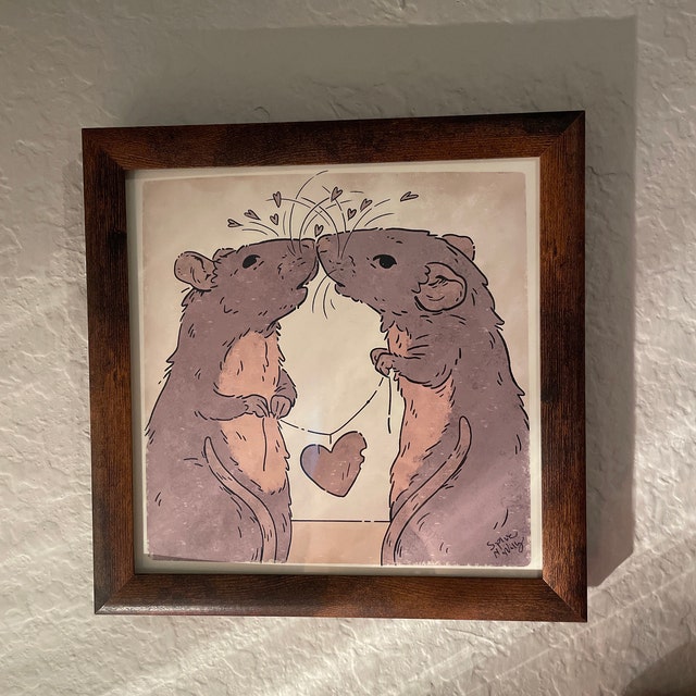 絵画 Love rat Love Rat, 2004 - Banksy Explained
