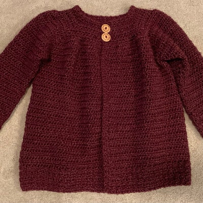 CROCHET PATTERN Pdf-juniper Jacket/crochet Sweater - Etsy