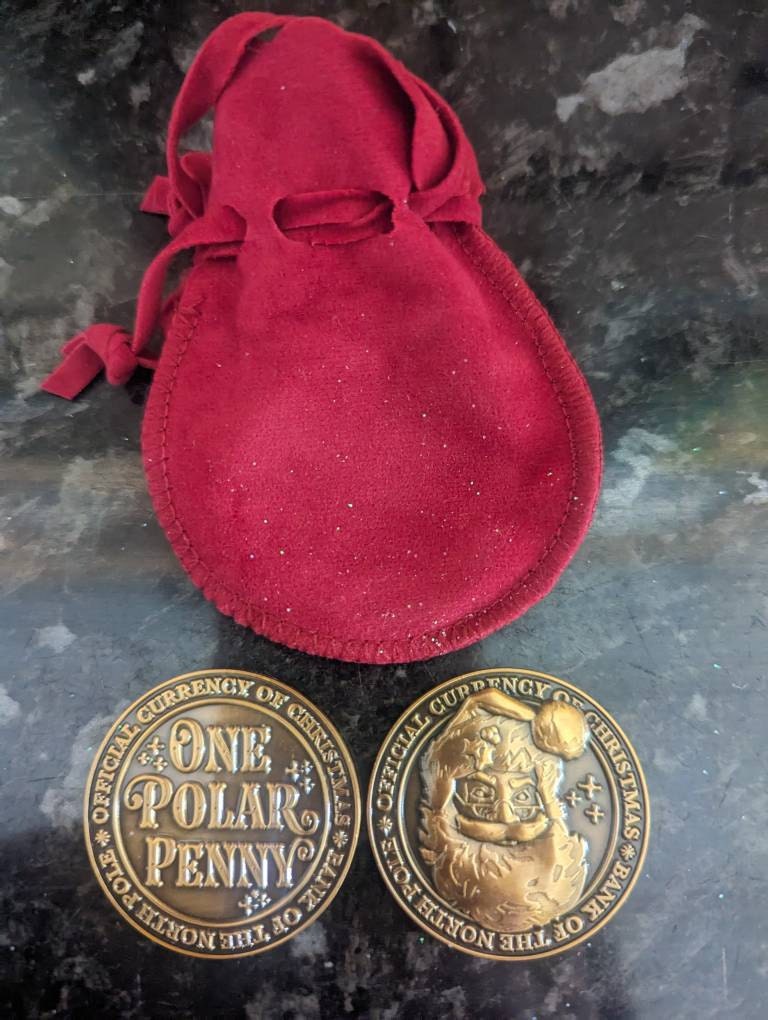North Pole Polar Pennies Good Behaviour Coins Santa Coins christmas eve box fillers stocking filler