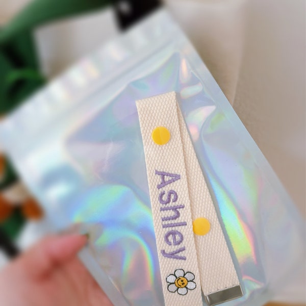 Personalized Name Tag, Ribbon Type, Custom Key Chain, Bag Name Tag, Bag ...