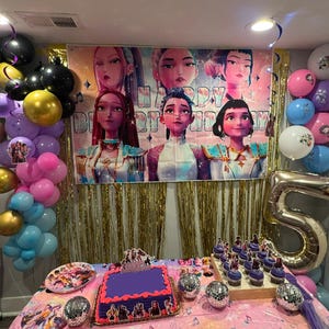 Kpop Ballons Anniversaire, Chasseur De Démons Ballons à Thème