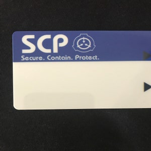 SCP Foundation Secure Access ID Cards Containment Breach current