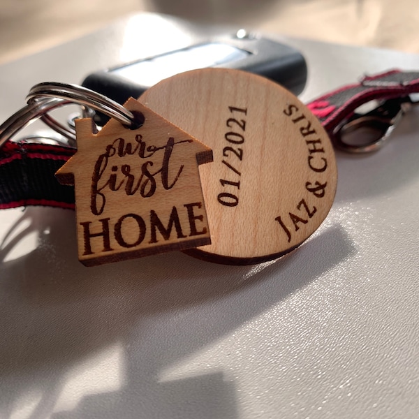 Personalized New Home Key Chain/welcome Home Keychain/our First Home ...